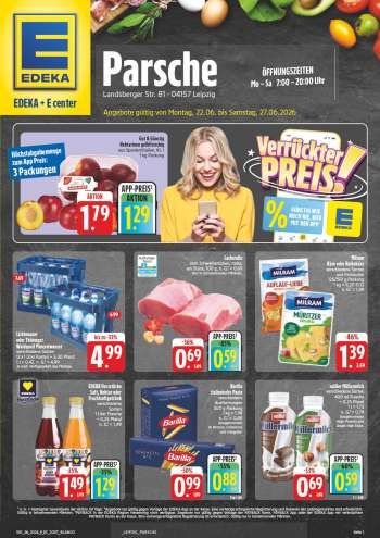 Prospekte Edeka - 22.06.2026 - 27.06.2026.
