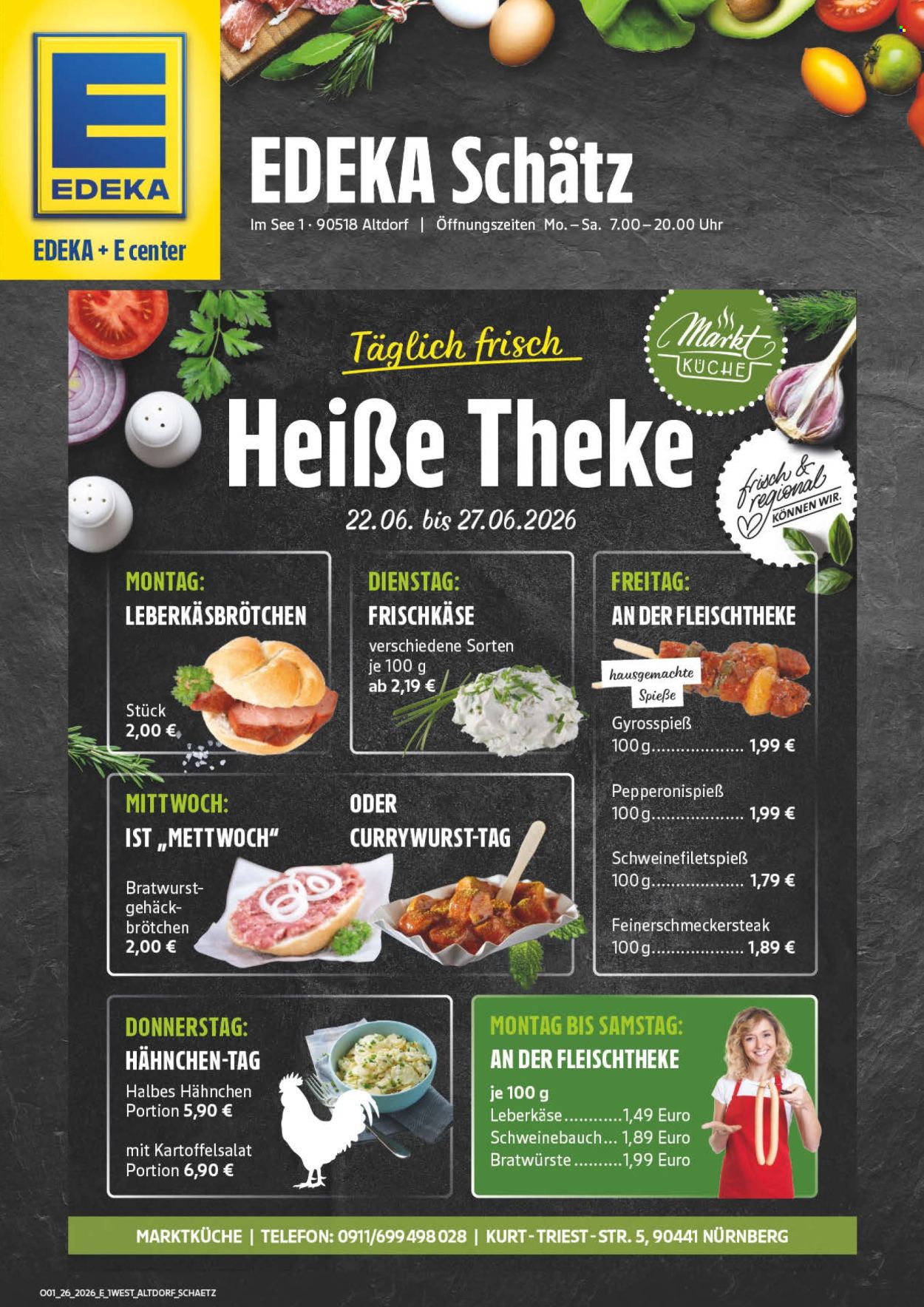 Edeka Prospekte  - 22.06.2026 - 27.06.2026. Seite 2