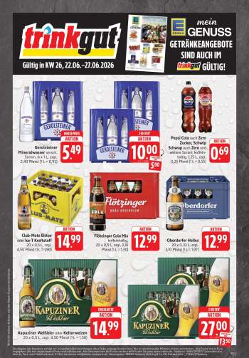 Prospekte Edeka - 22.06.2026 - 27.06.2026.