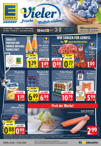 Prospekte E center - 22.06.2026 - 27.06.2026.