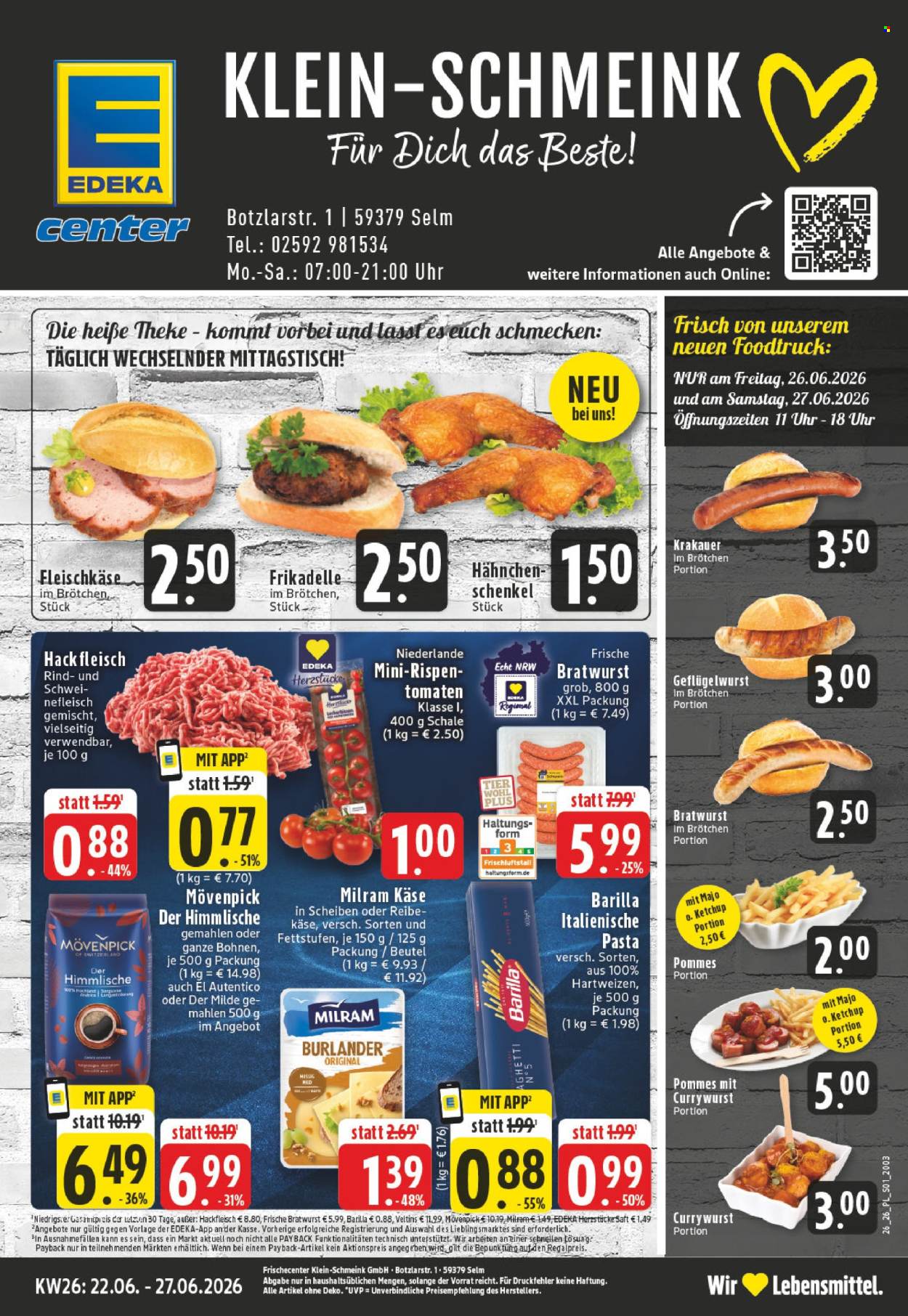 E center Prospekte  - 22.06.2026 - 27.06.2026. Seite 1
