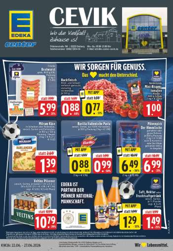Prospekte E center - 22.06.2026 - 27.06.2026.