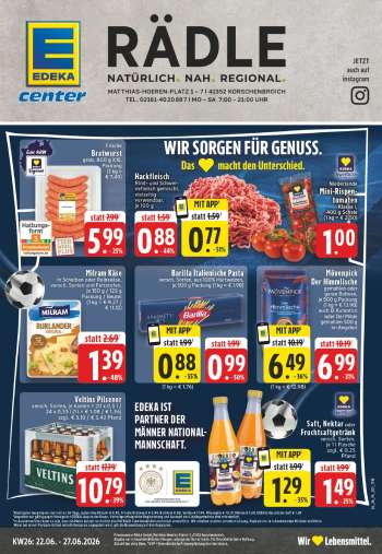 Prospekte E center - 22.06.2026 - 27.06.2026.
