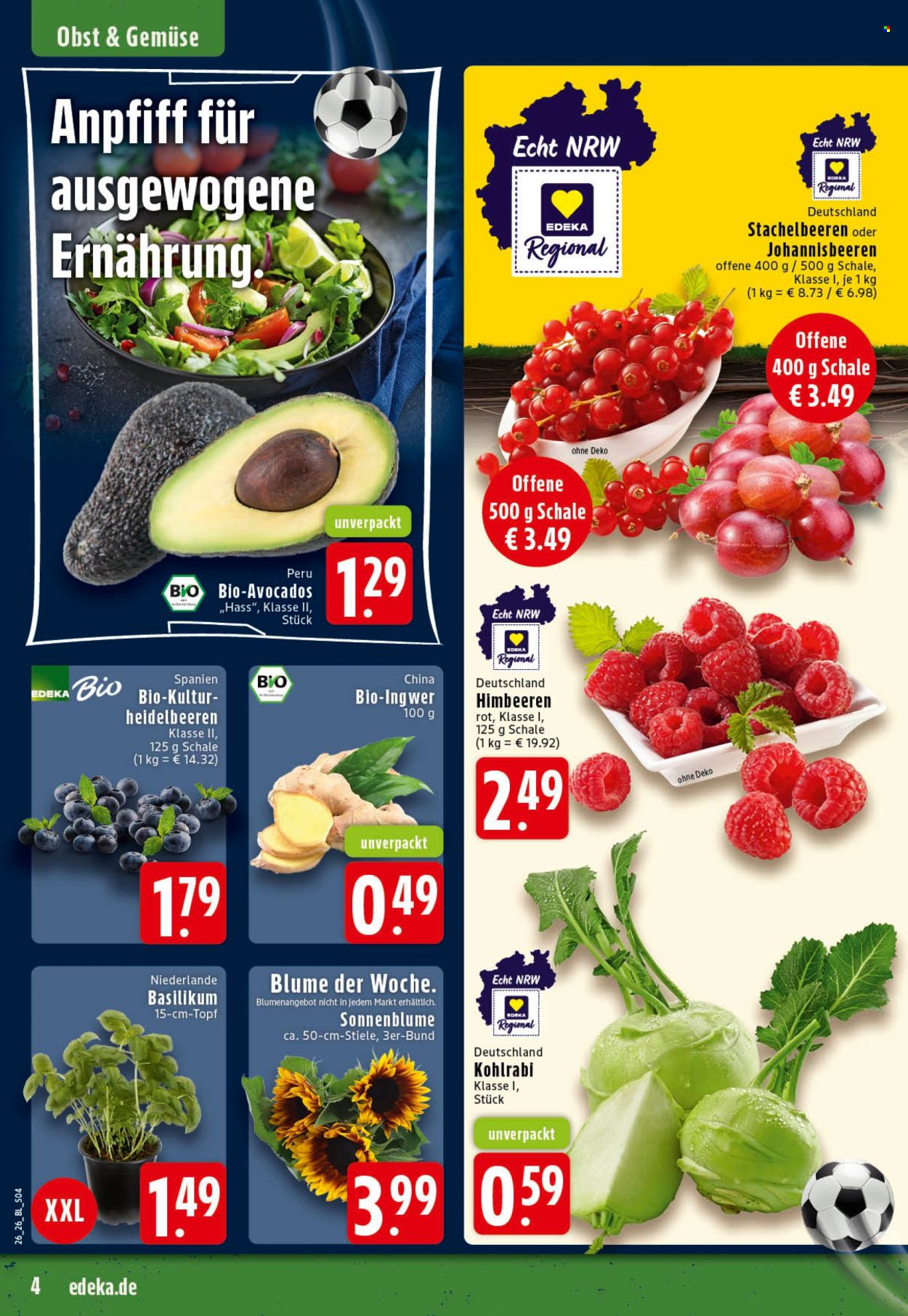 Edeka Prospekte  - 22.06.2026 - 27.06.2026. Seite 4
