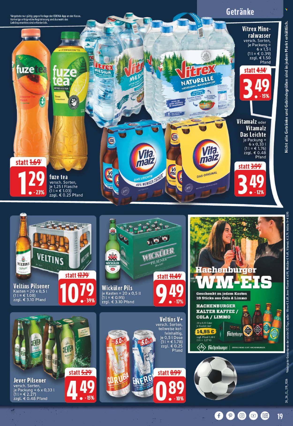 Edeka Prospekte  - 22.06.2026 - 27.06.2026. Seite 19
