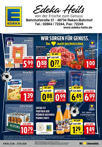 Prospekte Edeka - 22.06.2026 - 27.06.2026.
