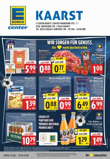 Prospekte E center - 22.06.2026 - 27.06.2026.