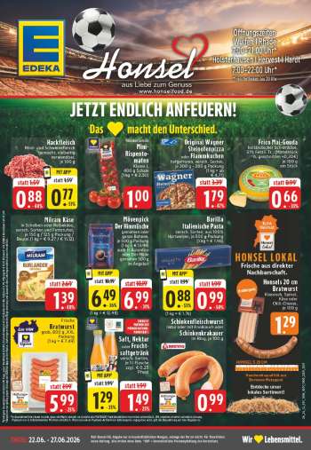 Prospekte Edeka - 22.06.2026 - 27.06.2026.