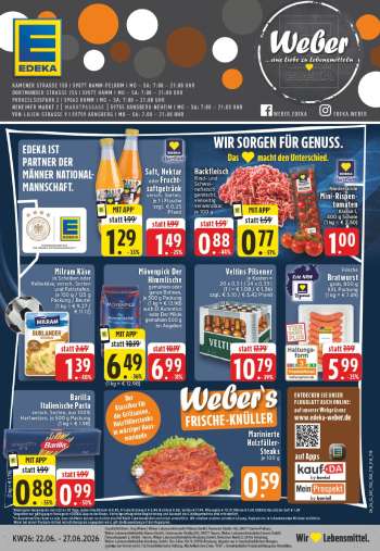 Prospekte Edeka - 22.06.2026 - 27.06.2026.