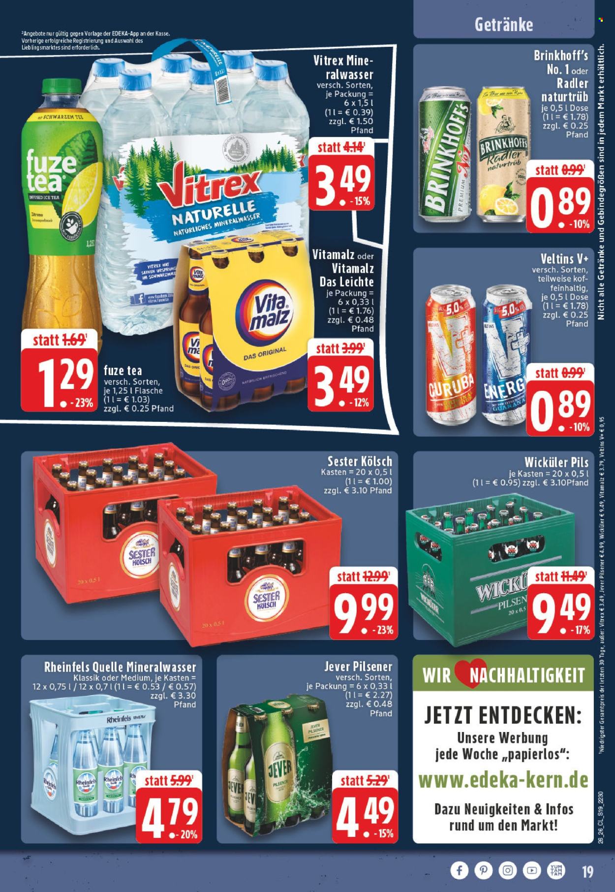 Edeka Prospekte  - 22.06.2026 - 27.06.2026. Seite 19