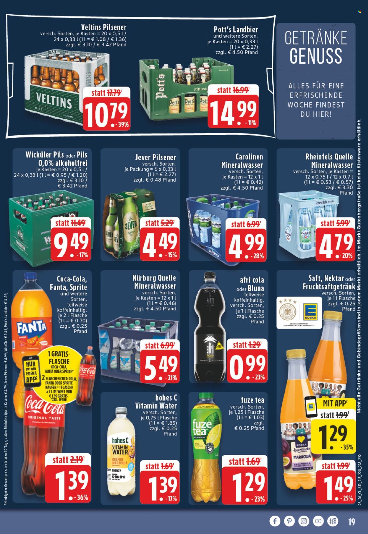 E center Prospekte  - 22.06.2026 - 27.06.2026. Seite 19