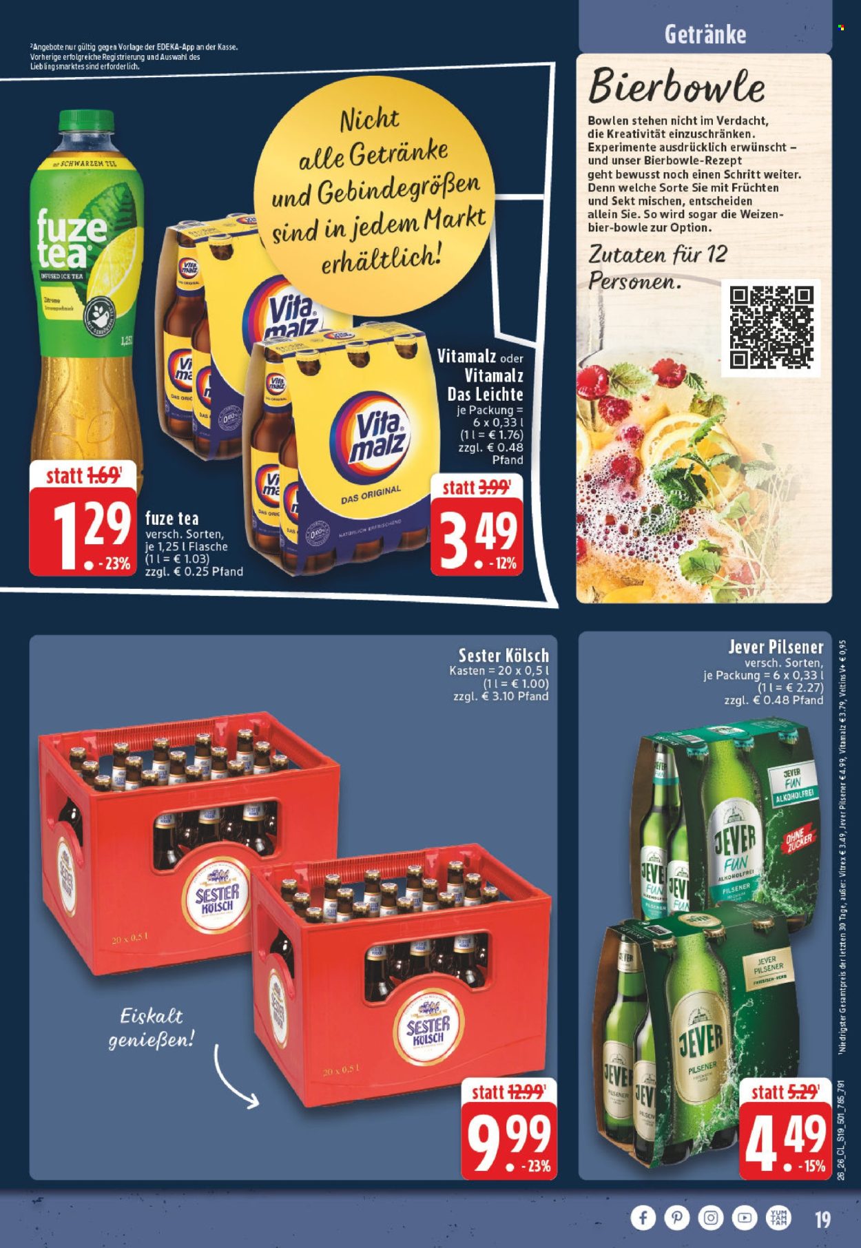 Edeka Prospekte  - 22.06.2026 - 27.06.2026. Seite 19
