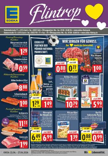 Prospekte Edeka - 22.06.2026 - 27.06.2026.