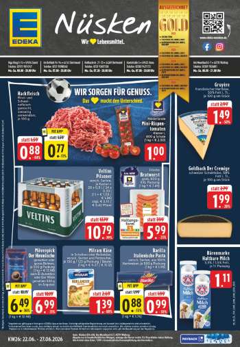 Prospekte Edeka - 22.06.2026 - 27.06.2026.