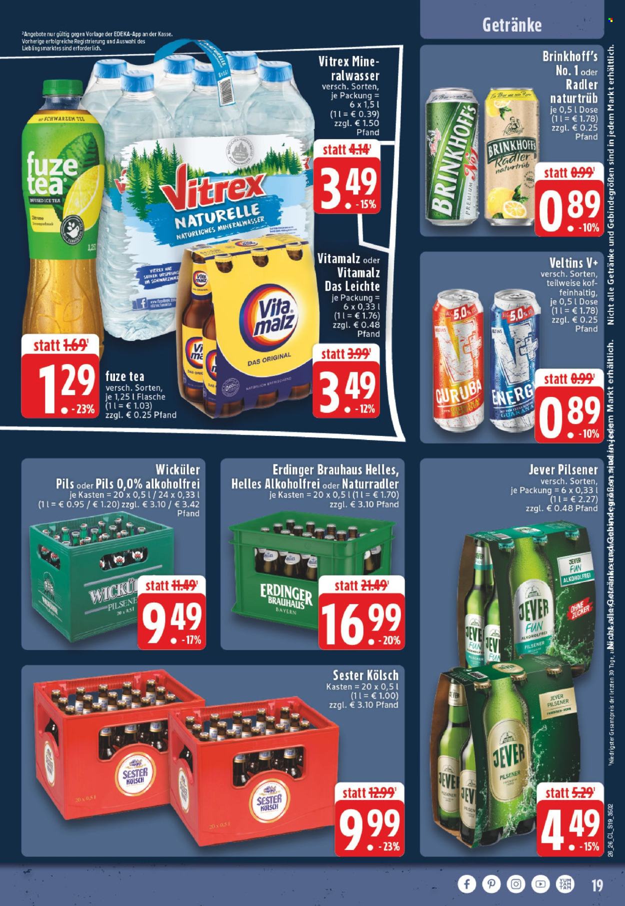 Edeka Prospekte  - 22.06.2026 - 27.06.2026. Seite 19