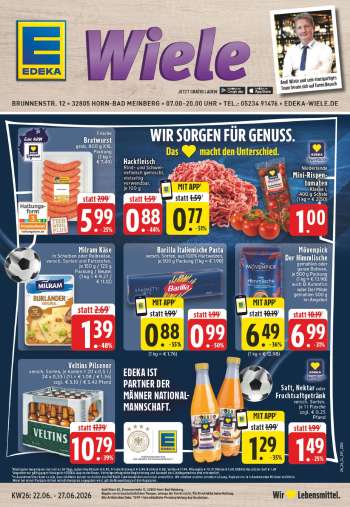 Prospekte Edeka - 22.06.2026 - 27.06.2026.