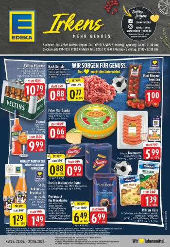 Prospekte Edeka - 22.06.2026 - 27.06.2026.