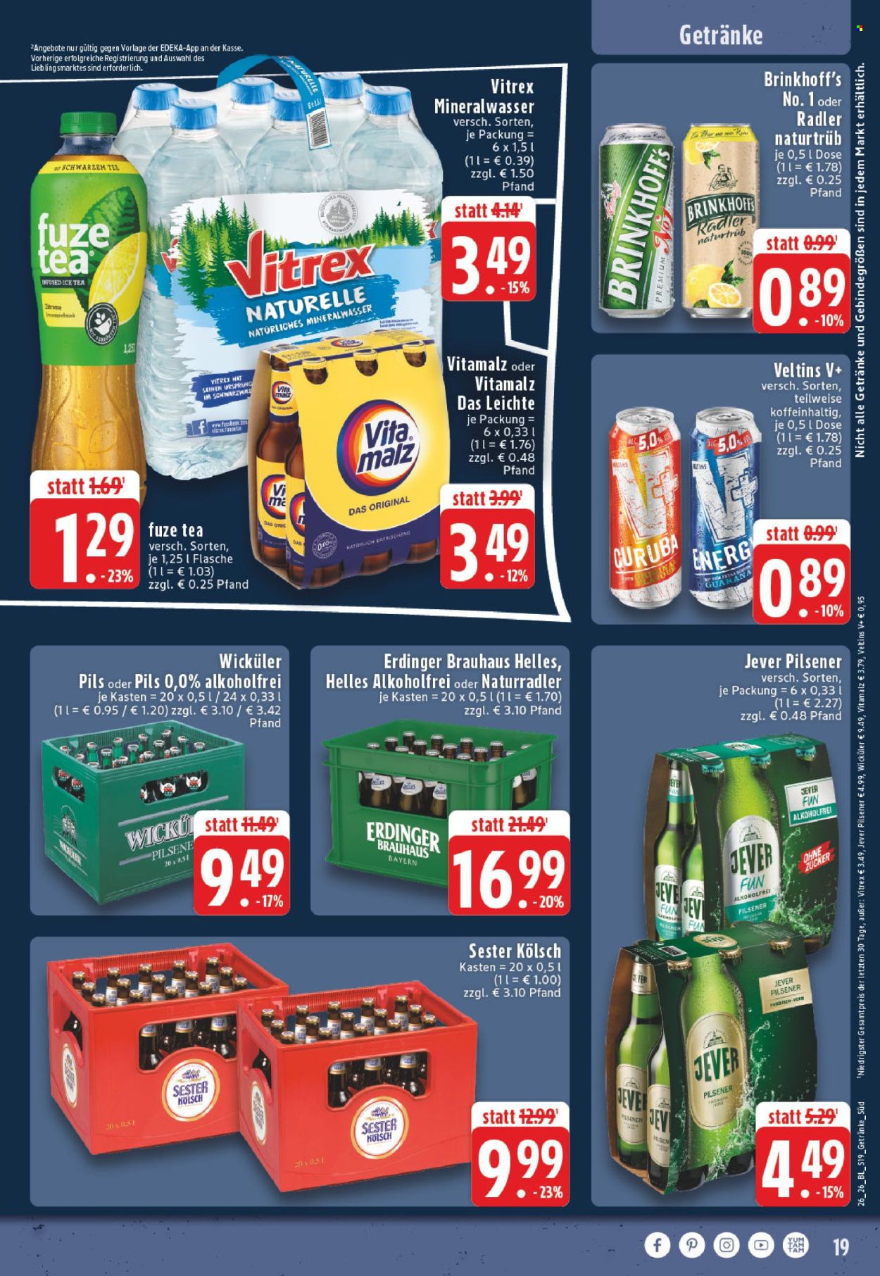 Edeka Prospekte  - 22.06.2026 - 27.06.2026. Seite 19