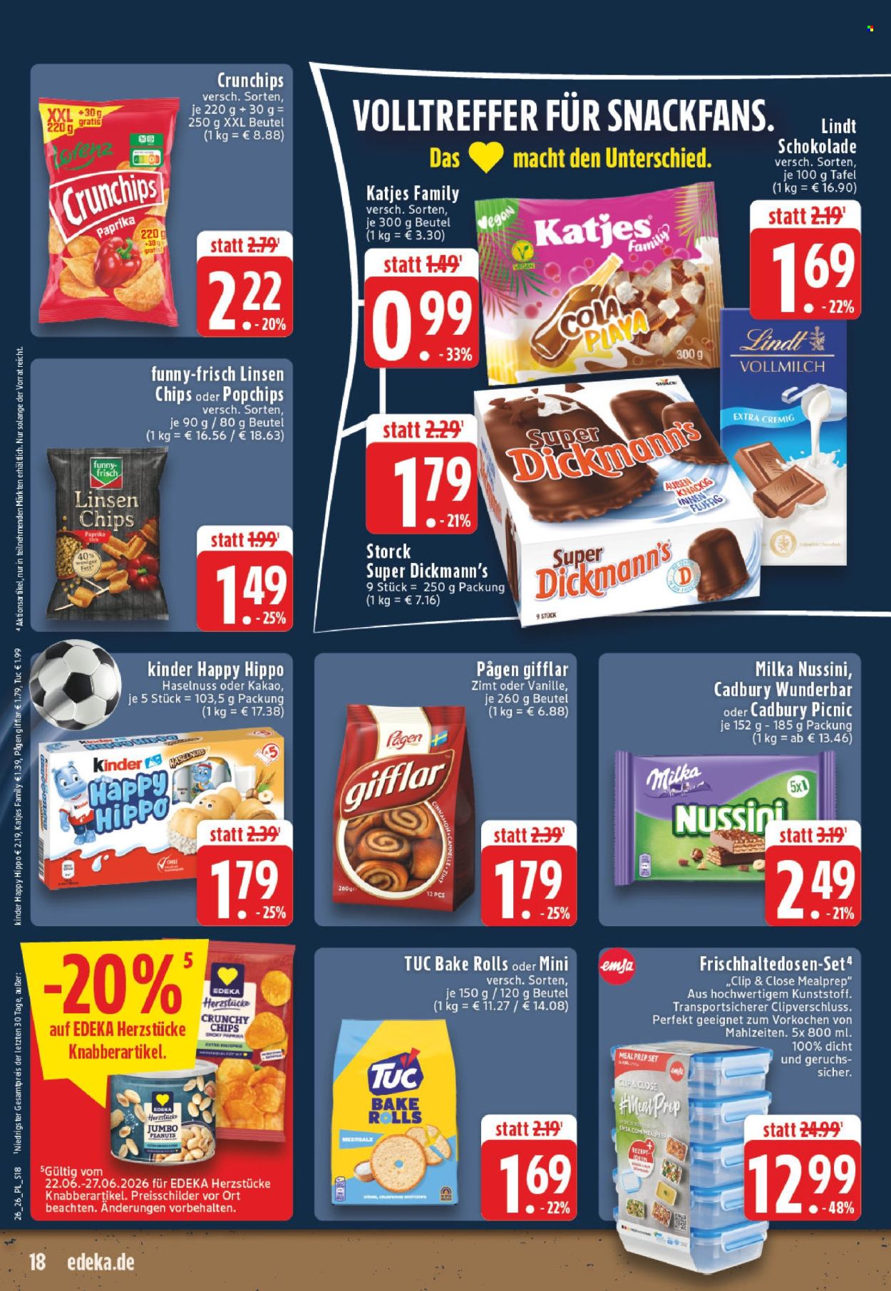 E center Prospekte  - 22.06.2026 - 27.06.2026. Seite 18