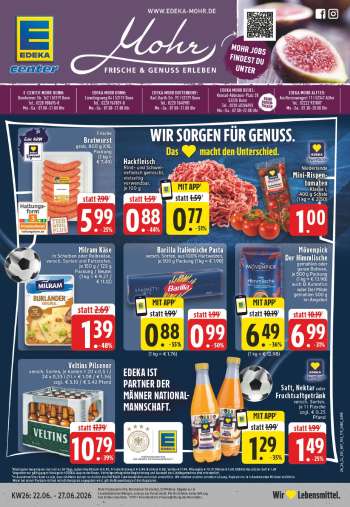 Prospekte Edeka - 22.06.2026 - 27.06.2026.