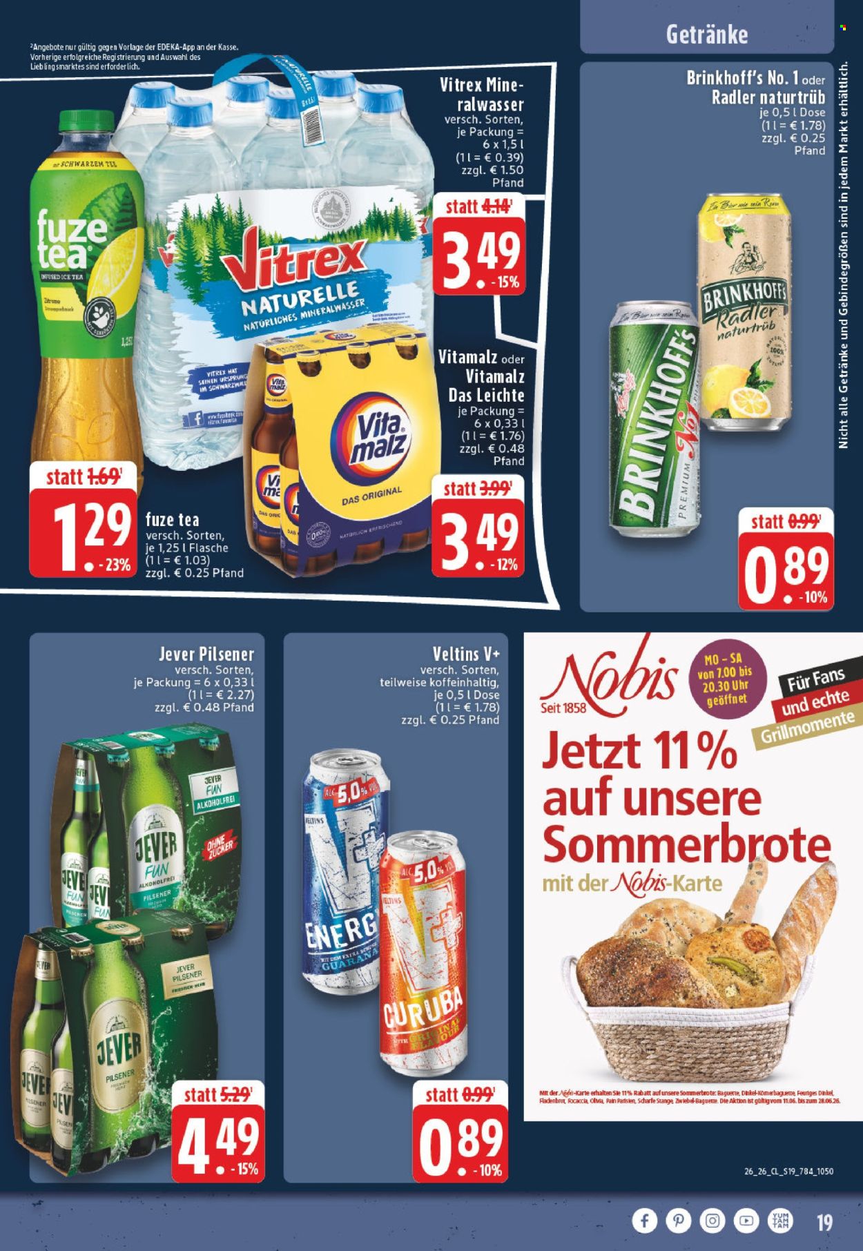 Edeka Prospekte  - 22.06.2026 - 27.06.2026. Seite 19