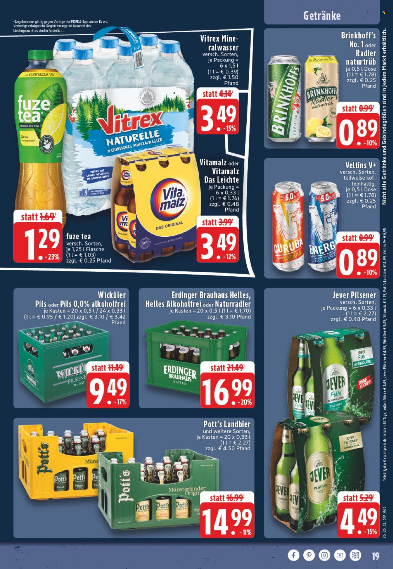 Edeka Prospekte  - 22.06.2026 - 27.06.2026. Seite 19