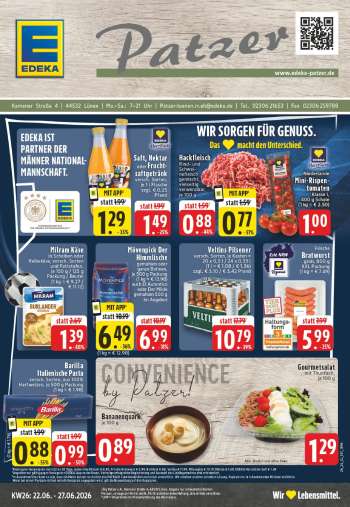 Prospekte Edeka - 22.06.2026 - 27.06.2026.