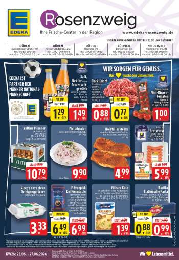 Prospekte Edeka - 22.06.2026 - 27.06.2026.