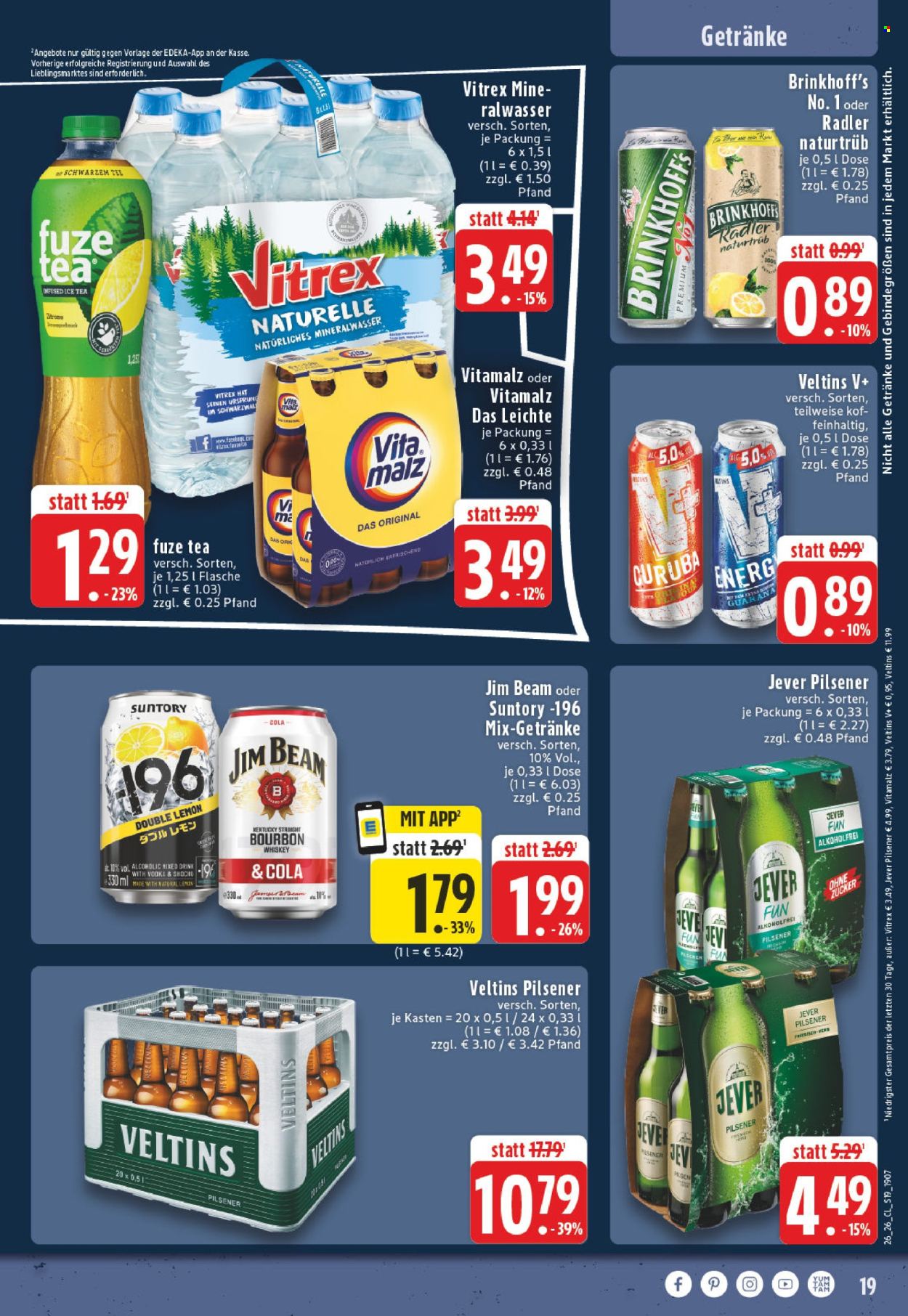 Edeka Prospekte  - 22.06.2026 - 27.06.2026. Seite 19