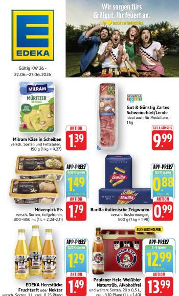 Prospekte Edeka - 22.06.2026 - 27.06.2026.