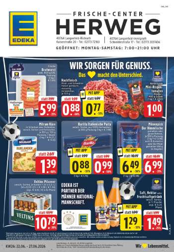 Prospekte E center - 22.06.2026 - 27.06.2026.