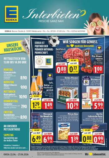 Prospekte Edeka - 22.06.2026 - 27.06.2026.