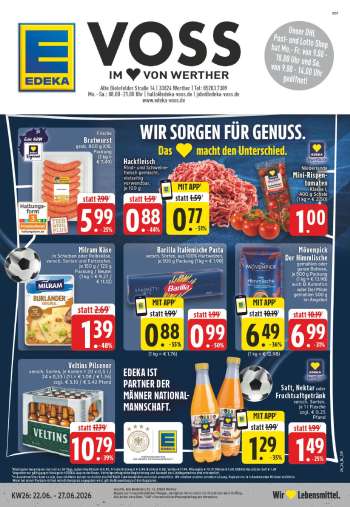 Prospekte Edeka - 22.06.2026 - 27.06.2026.