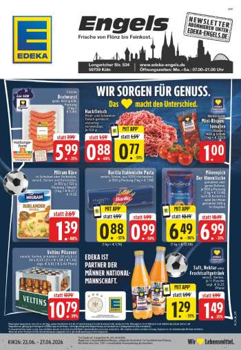 Prospekte Edeka - 22.06.2026 - 27.06.2026.
