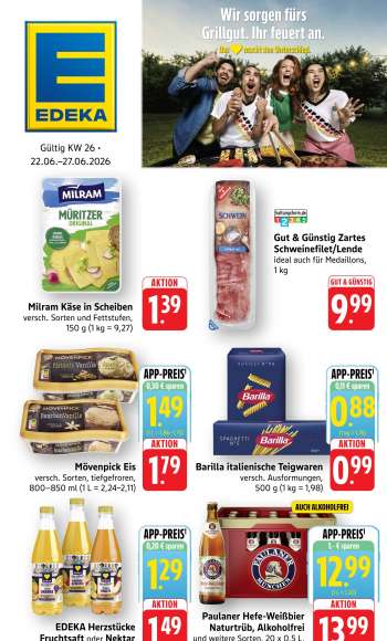 Prospekte Edeka - 22.06.2026 - 27.06.2026.
