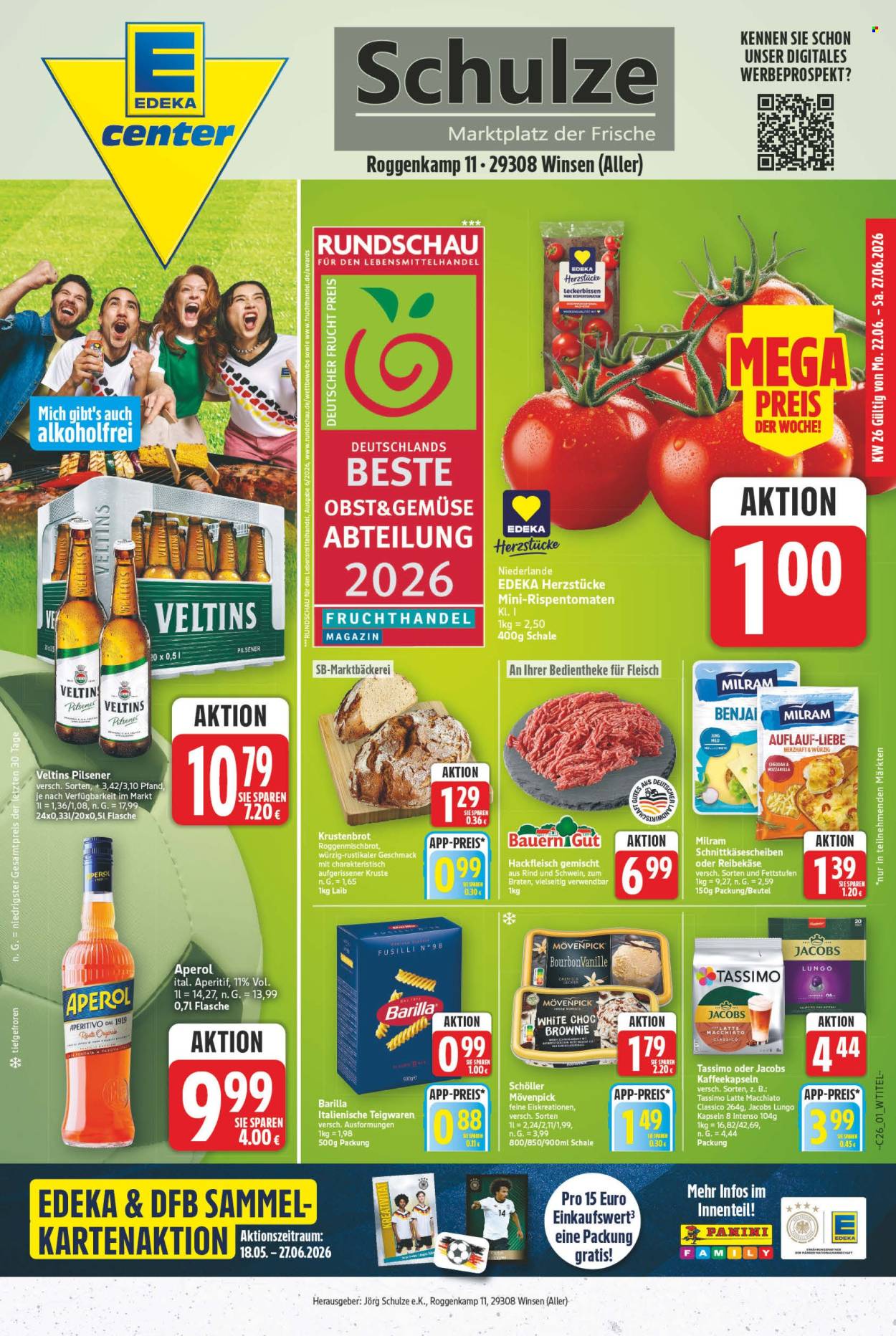E center Prospekte  - 22.06.2026 - 27.06.2026. Seite 1