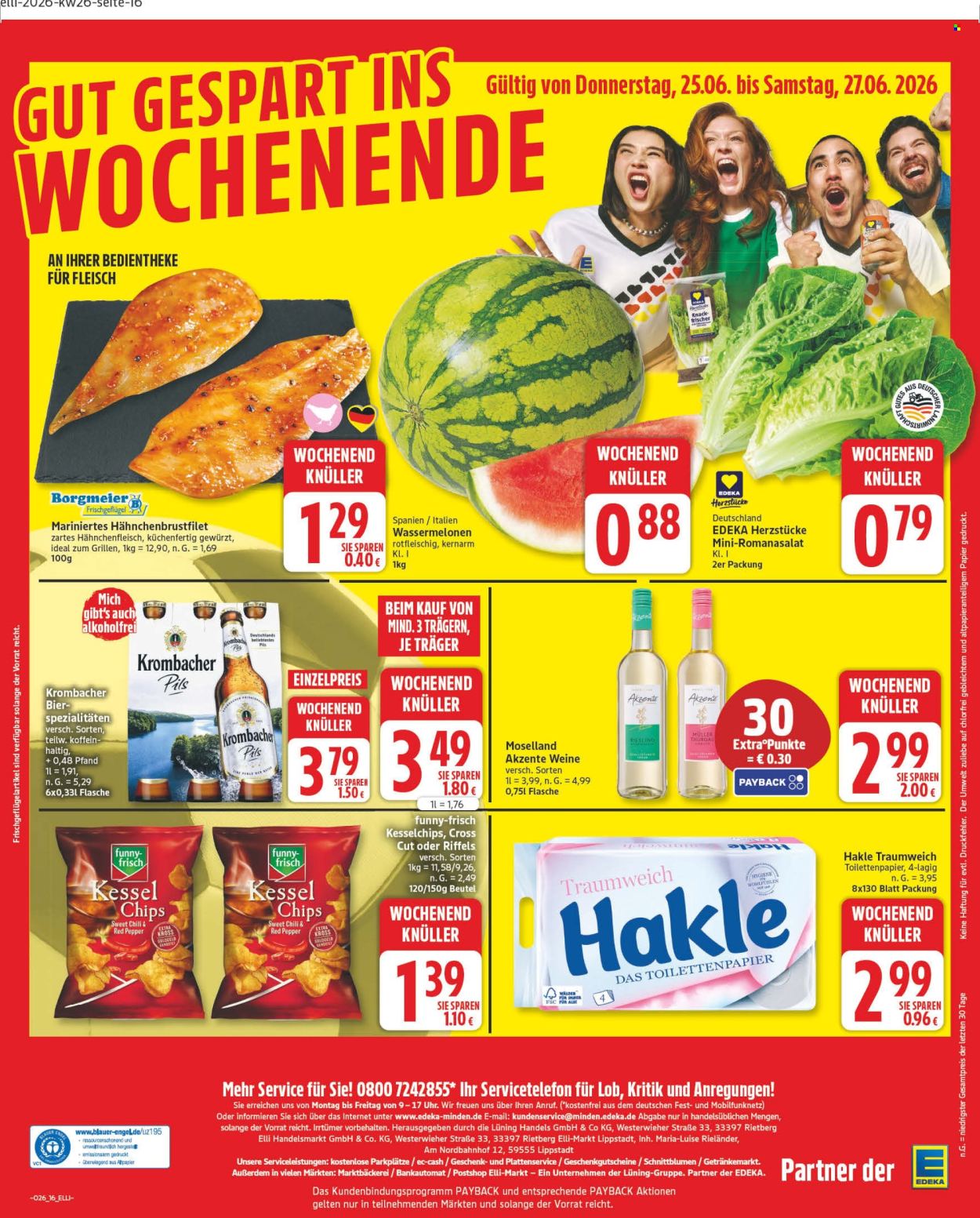 Edeka Prospekte  - 22.06.2026 - 27.06.2026. Seite 16