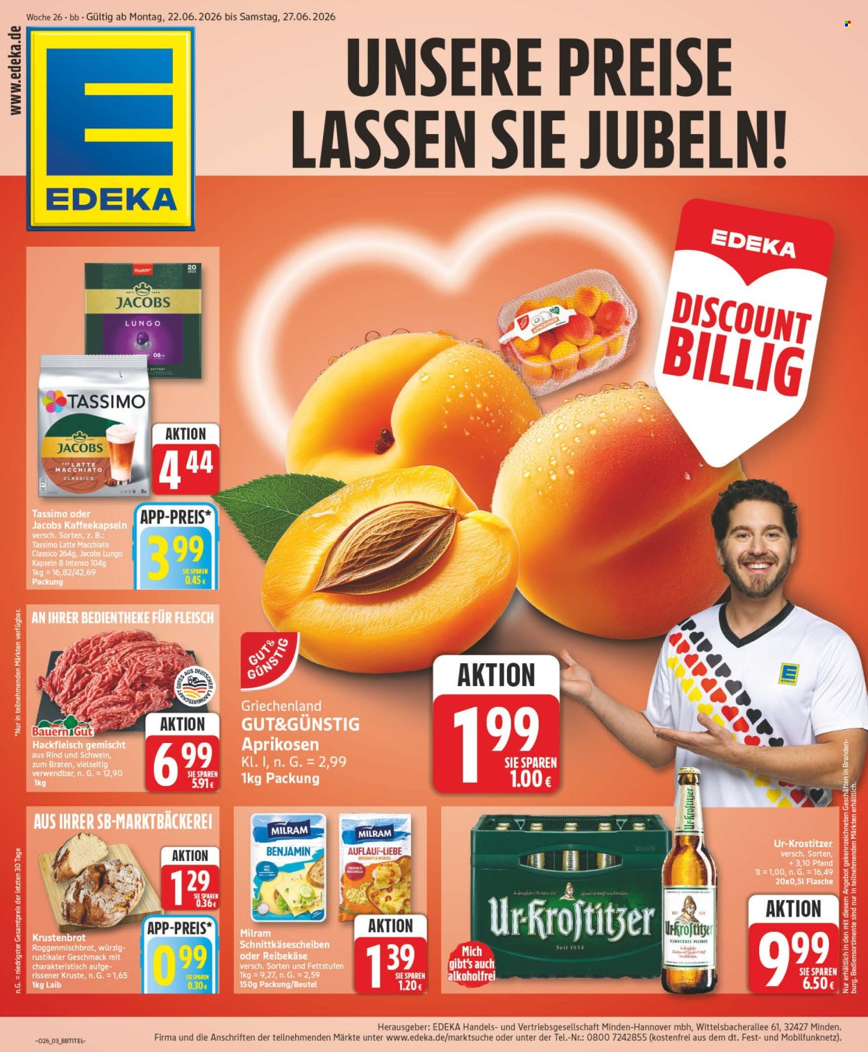 Edeka Prospekte  - 22.06.2026 - 27.06.2026. Seite 3