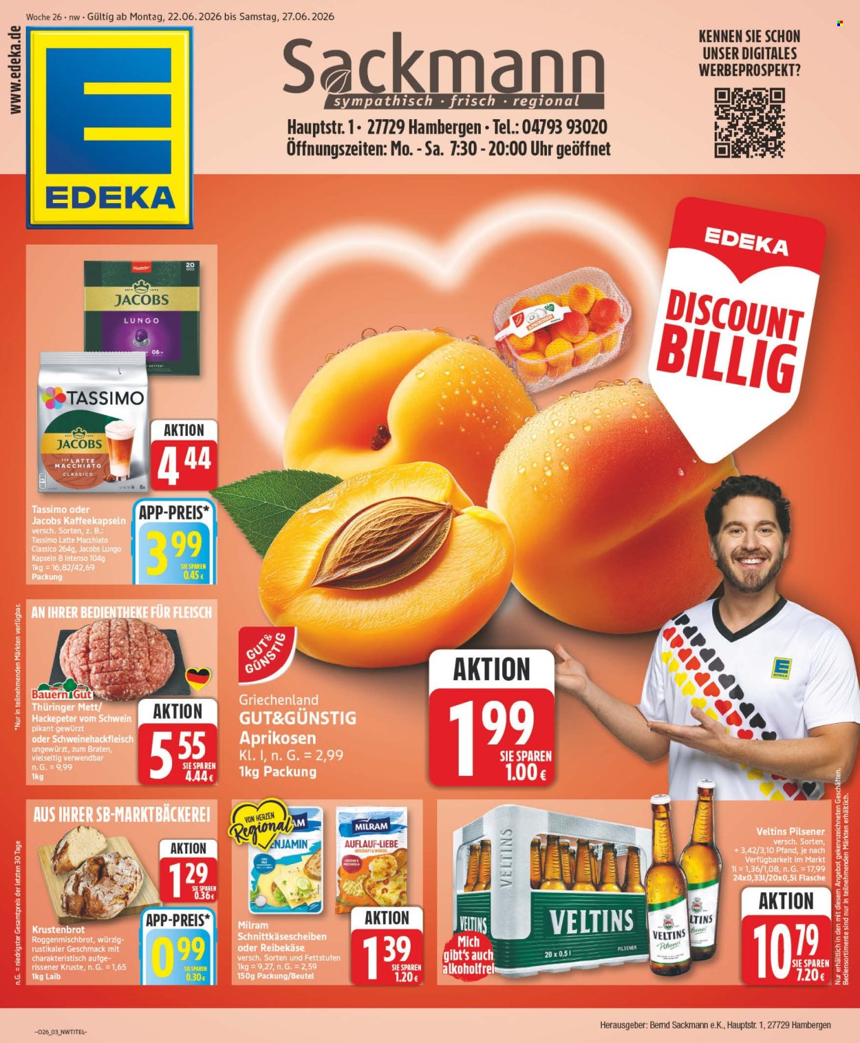 Edeka Prospekte  - 22.06.2026 - 27.06.2026. Seite 3