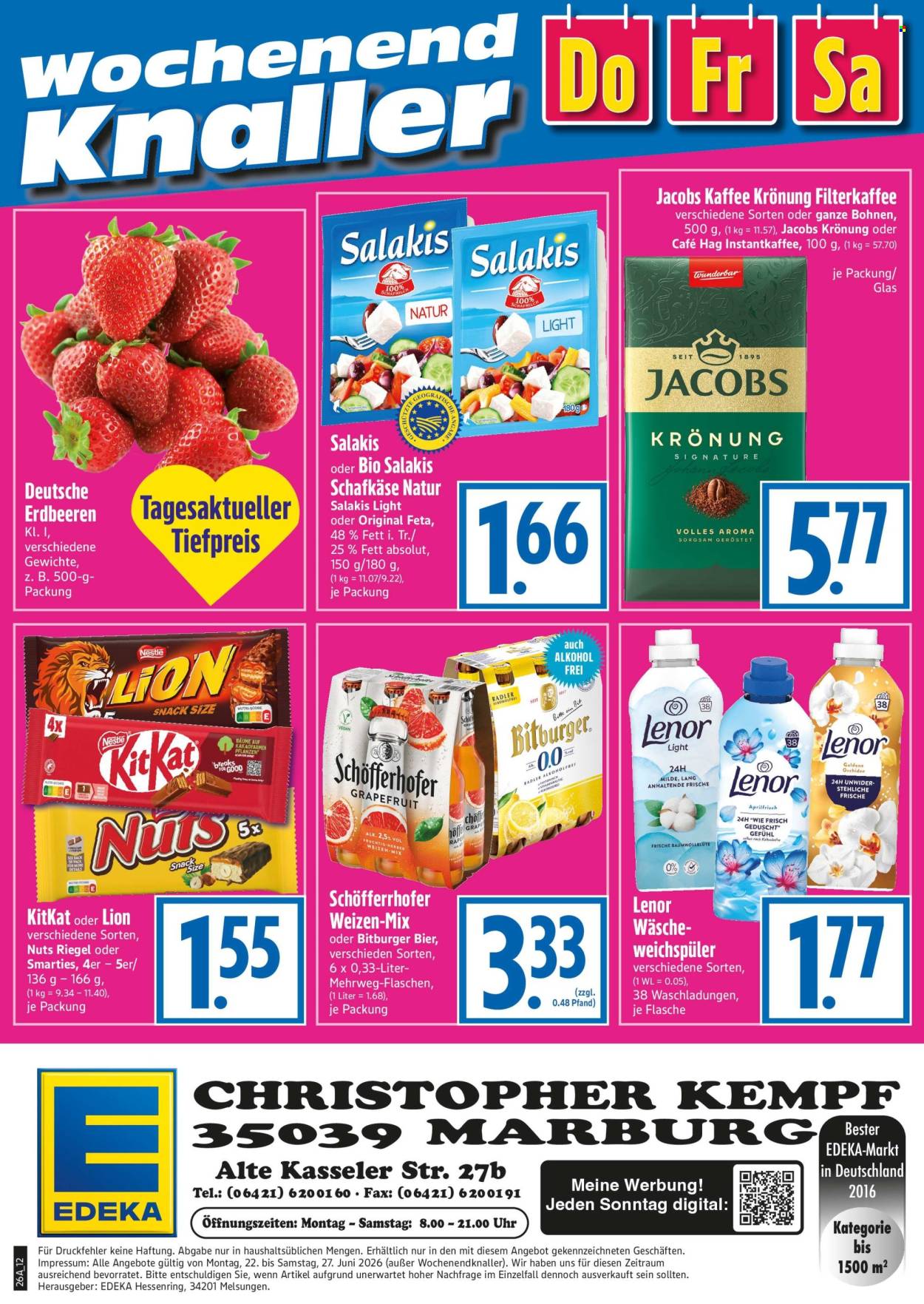 Edeka Prospekte  - 22.06.2026 - 27.06.2026. Seite 12