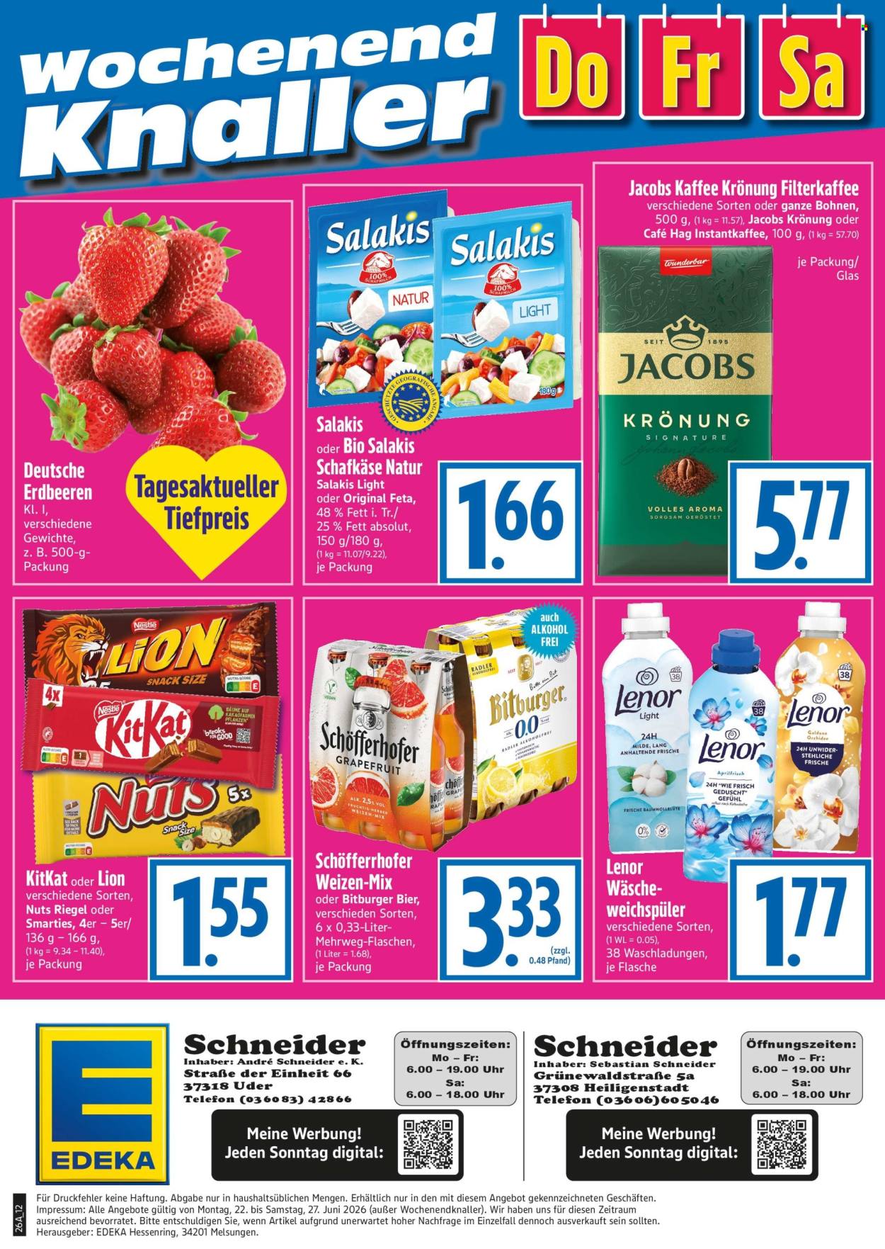 Edeka Prospekte  - 22.06.2026 - 27.06.2026. Seite 12