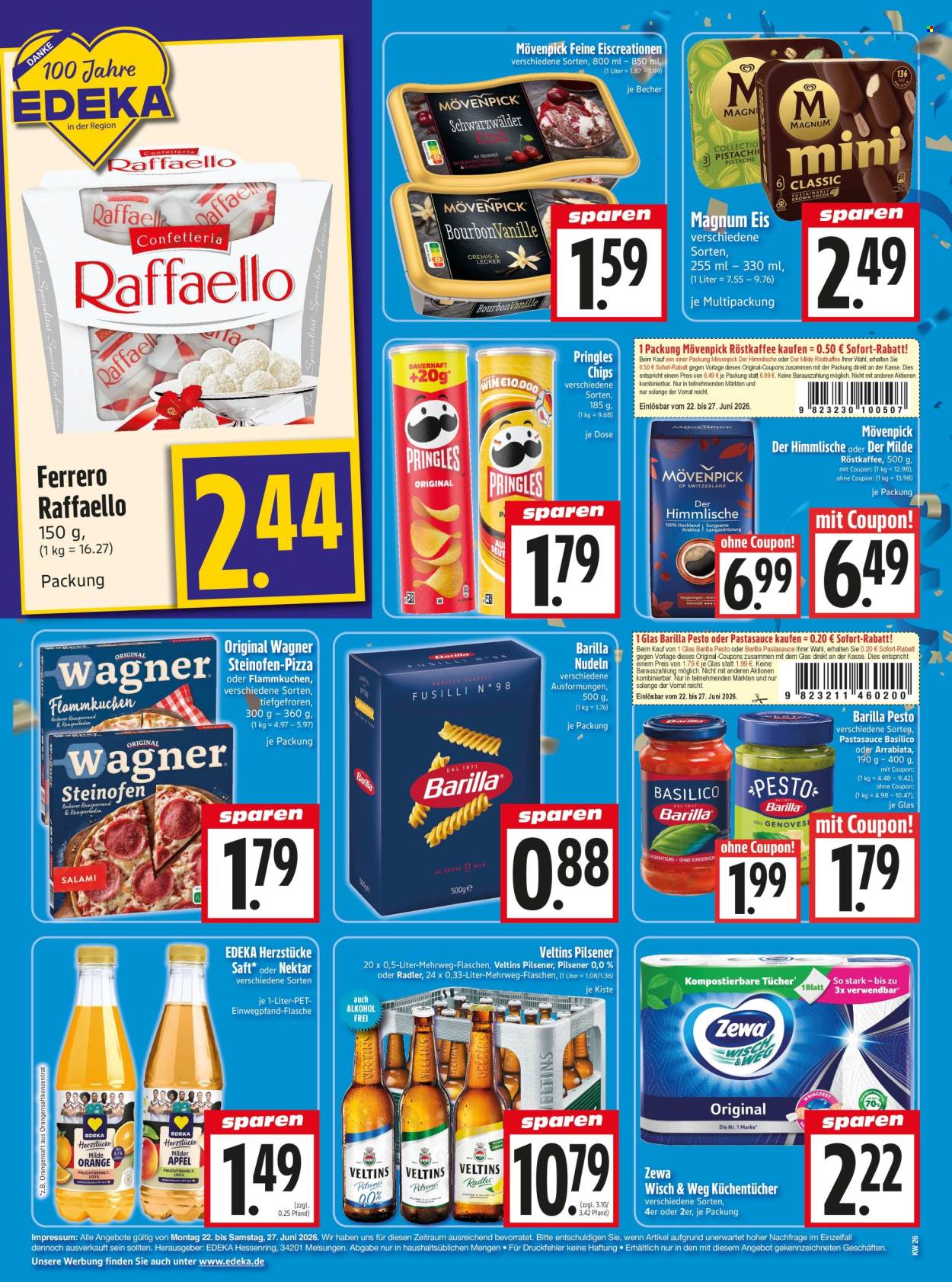 Edeka Prospekte  - 22.06.2026 - 27.06.2026. Seite 2