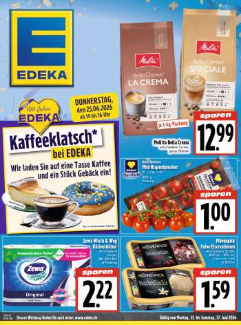 Prospekte Edeka - 22.06.2026 - 27.06.2026.