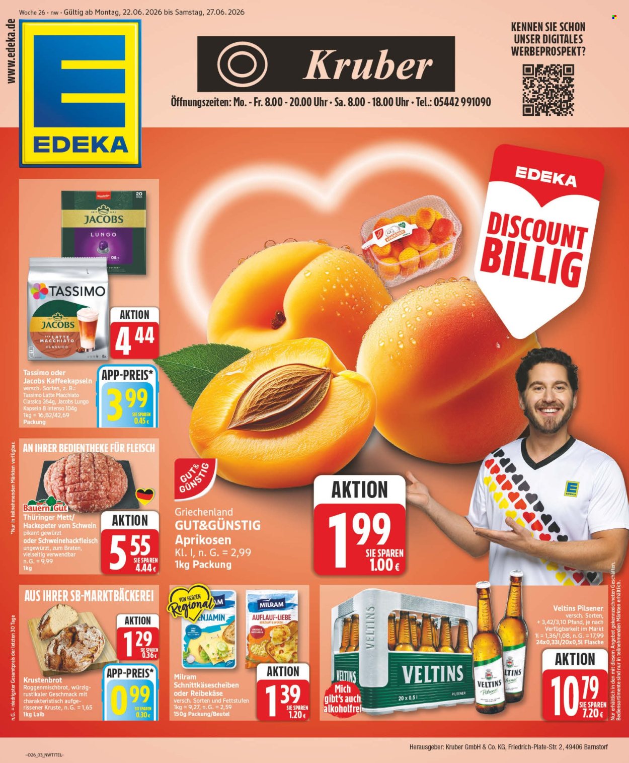Edeka Prospekte  - 22.06.2026 - 27.06.2026. Seite 3