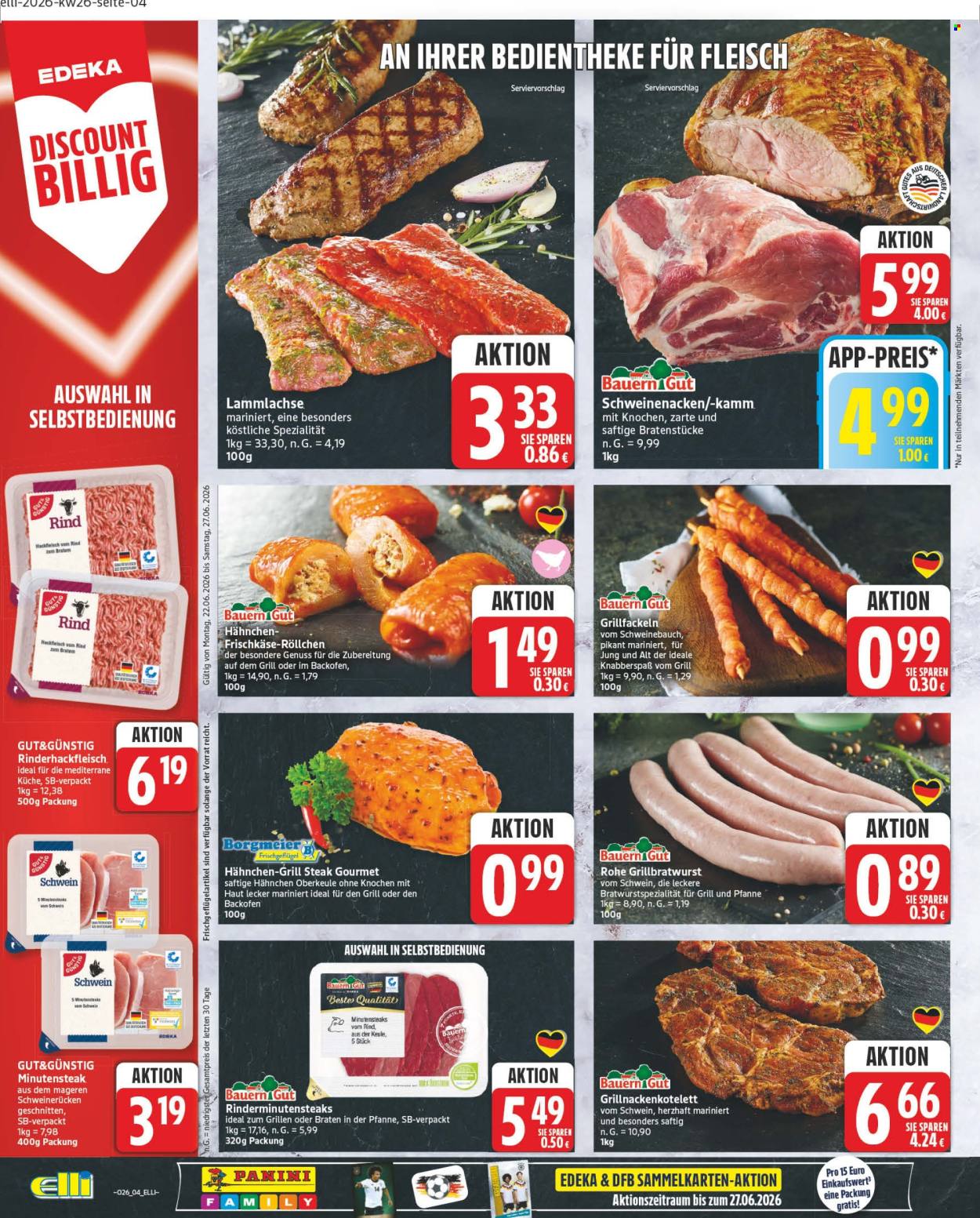 Edeka Prospekte  - 22.06.2026 - 27.06.2026. Seite 4