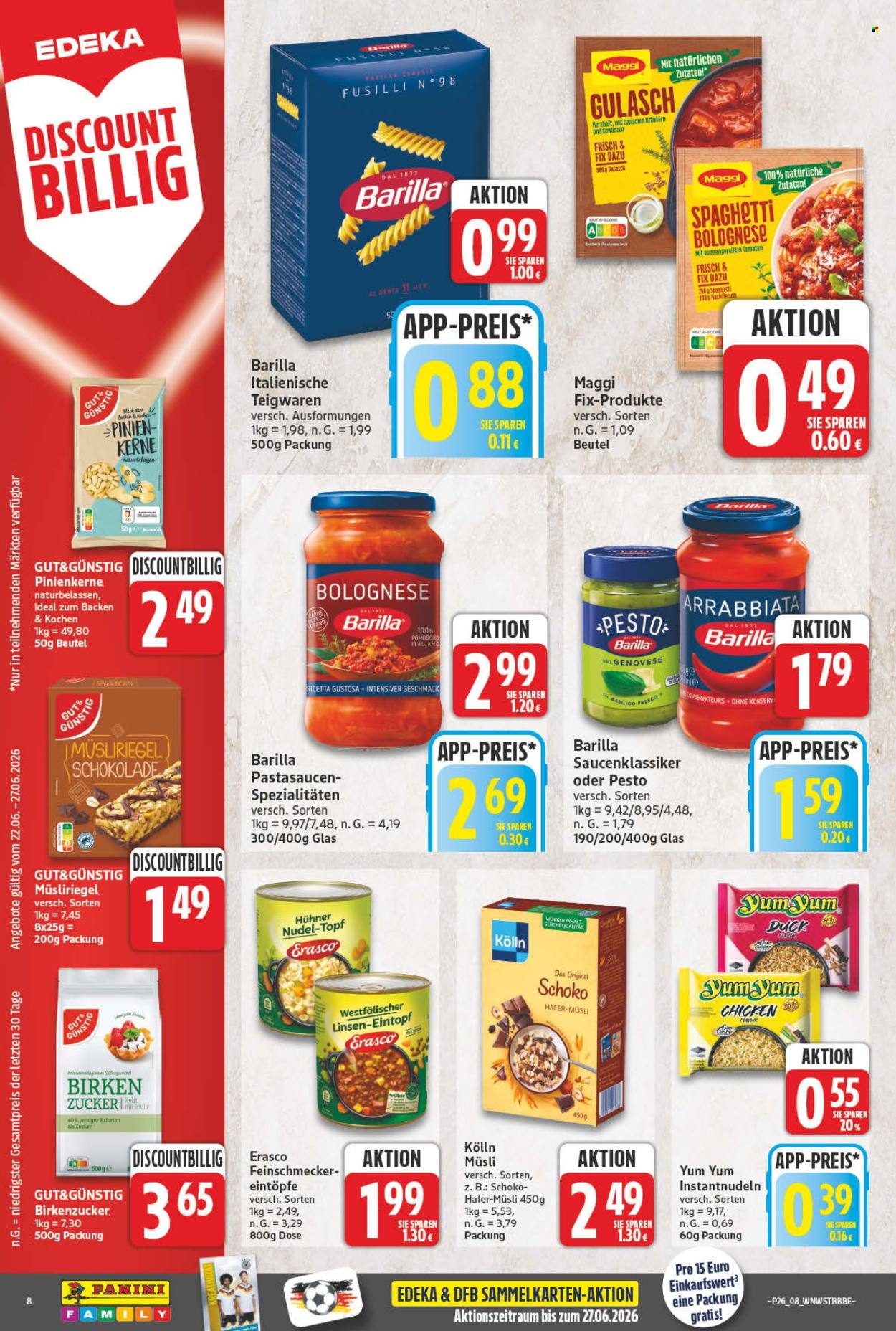 Edeka Prospekte  - 22.06.2026 - 27.06.2026. Seite 8