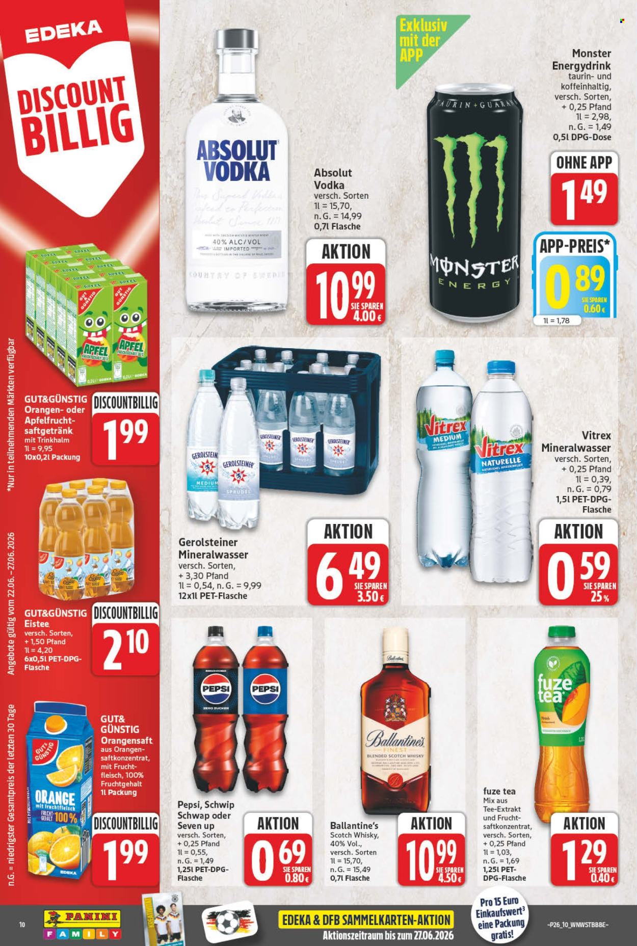 Edeka Prospekte  - 22.06.2026 - 27.06.2026. Seite 10