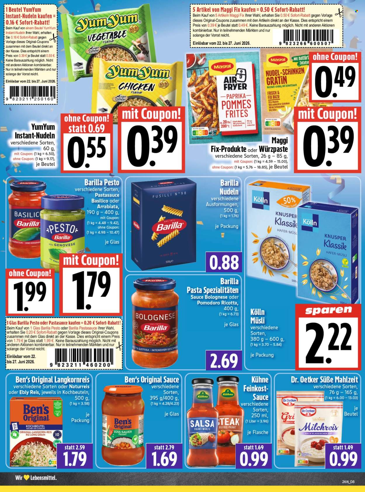 Edeka Prospekte  - 22.06.2026 - 27.06.2026. Seite 8