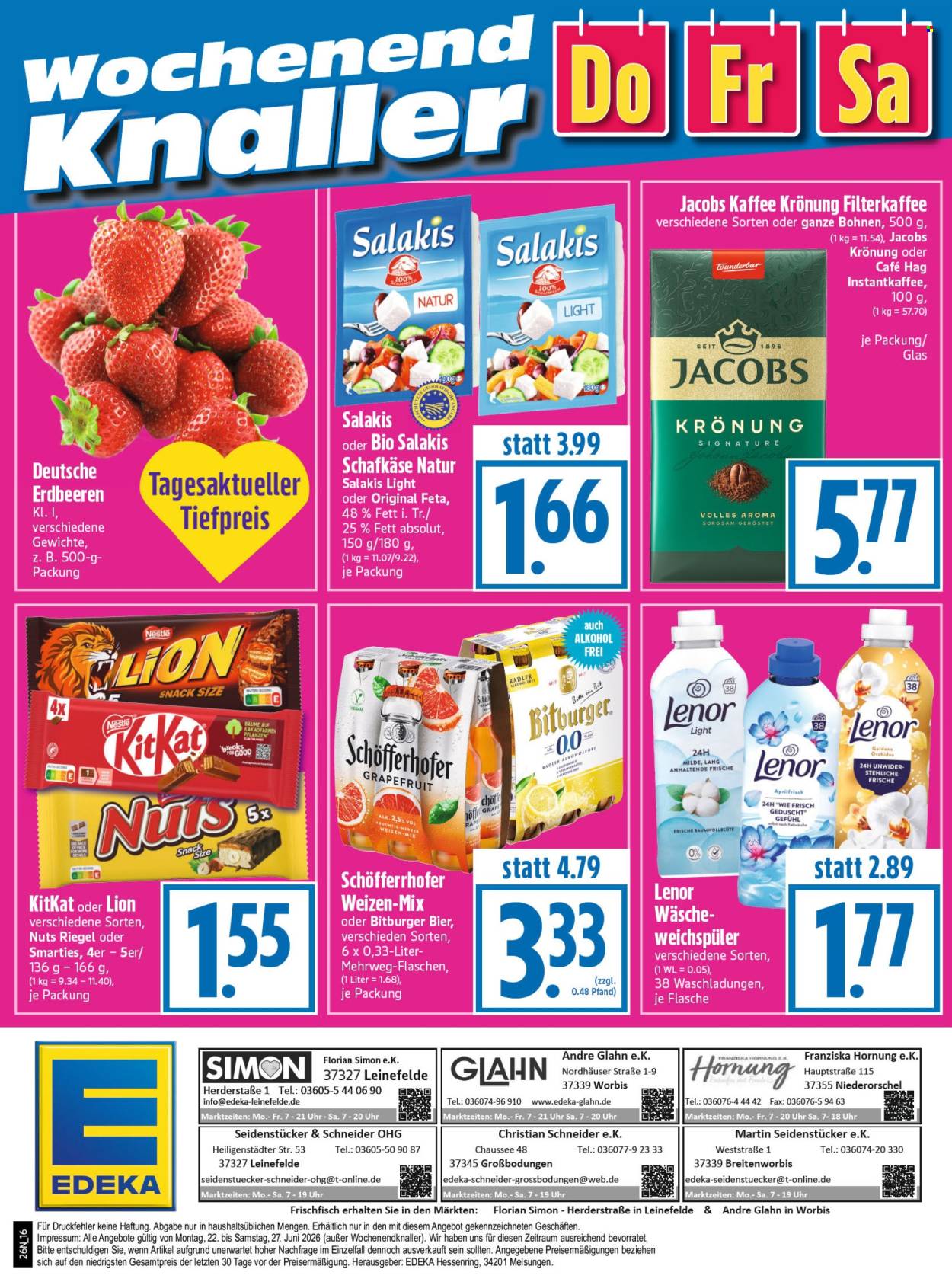 Edeka Prospekte  - 22.06.2026 - 27.06.2026. Seite 16