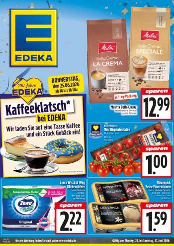 Prospekte Edeka - 22.06.2026 - 27.06.2026.
